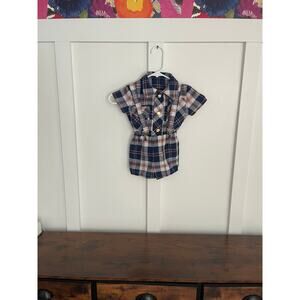 Vintage 2t boys plaid outfit